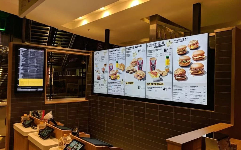 digital menu board