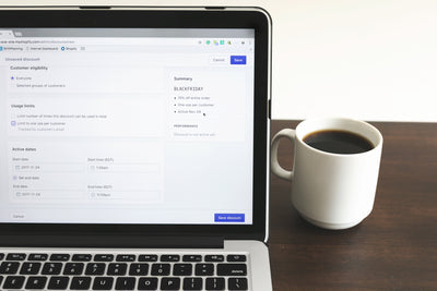 Setting up a discount in an online store