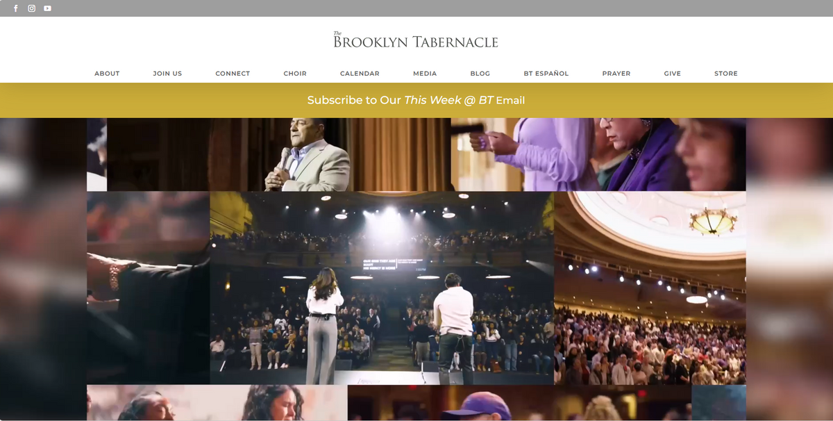 Brooklyn website screenshot