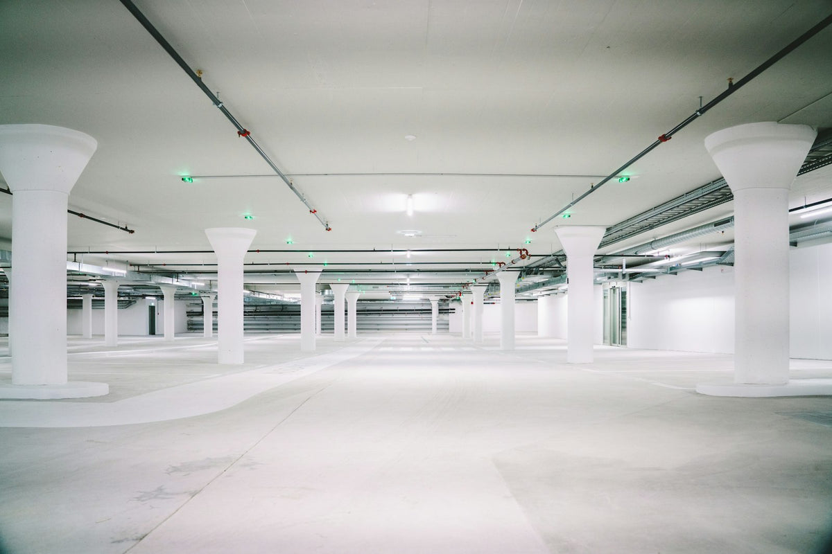 Empty parking facility