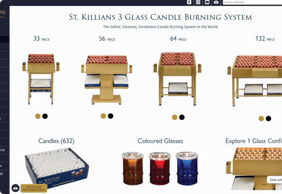 Saint Killian's website screenshot